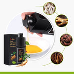 Champú de tinte para el cabello con ingredientes vegetales