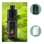 Champú de tinte para el cabello con ingredientes vegetales