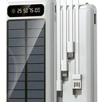 CARGADOR PORTATIL CON PANEL SOLAR 20000mAh