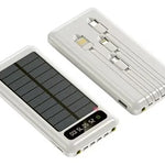 CARGADOR PORTATIL CON PANEL SOLAR 20000mAh
