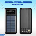CARGADOR PORTATIL CON PANEL SOLAR 20000mAh